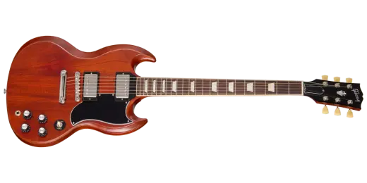Gibson - SG Standard 61 Electric Guitar with Hardshell Case - Faded Vintage Cherry