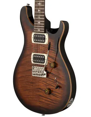 SE Custom 24 Electric Guitar with Gig Bag - Black Gold Sunburst