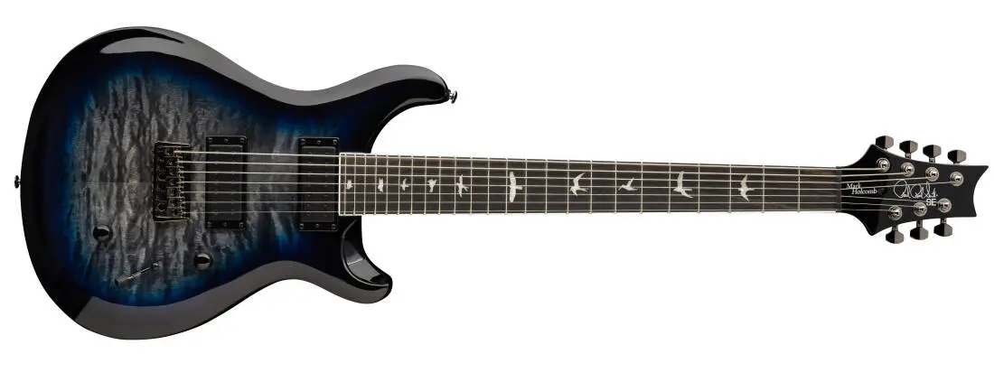 SE Mark Holcomb SVN 7-String Electric Guitar with Gig Bag - Holcomb Blue Burst