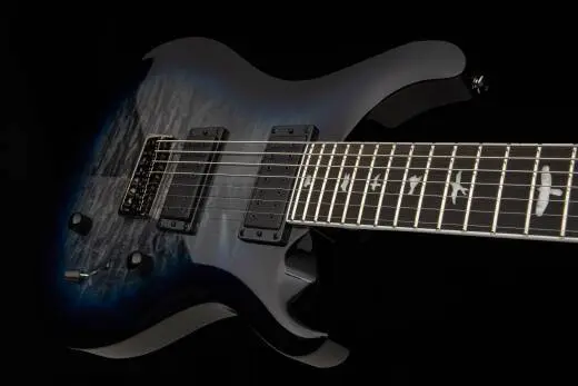 SE Mark Holcomb SVN 7-String Electric Guitar with Gig Bag - Holcomb Blue Burst