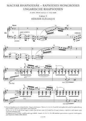 Piano Works (Supplementary Vol. 8): Hungarian Rhapsodies and Other Works - Liszt - Book