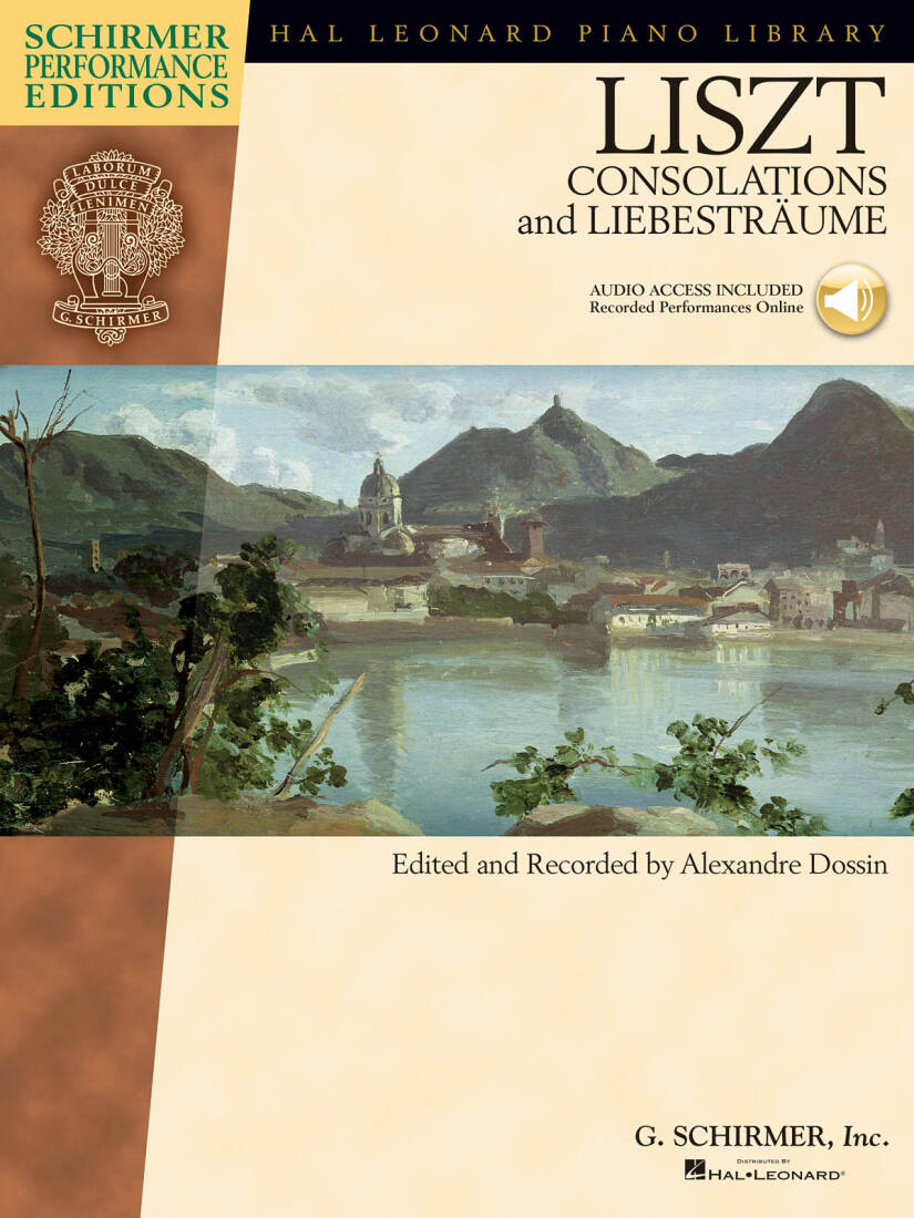 Consolations and Liebestraume - Liszt/Dossin - Piano - Book/Audio Online