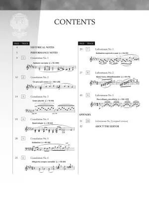 Consolations and Liebestraume - Liszt/Dossin - Piano - Book/Audio Online