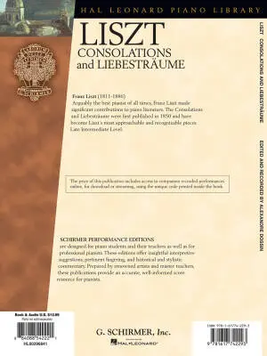 Consolations and Liebestraume - Liszt/Dossin - Piano - Book/Audio Online
