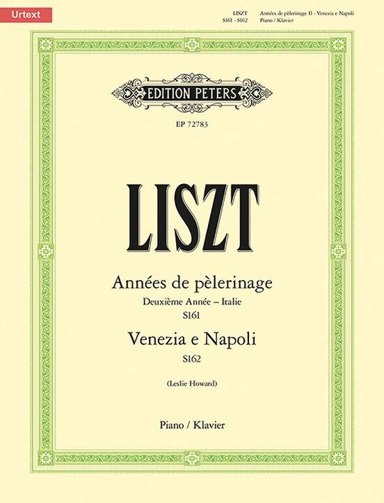 Annees de Pelerinage (Deuxieme Annee - Italie) - Liszt/Howard - Piano - Book
