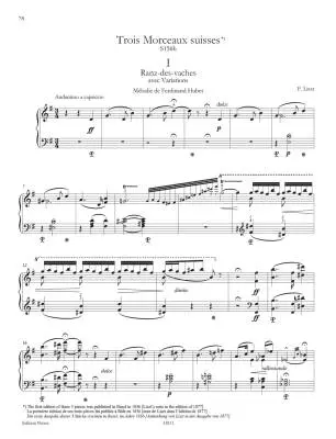 Annees de Pelerinage (Premiere Annee - Suisse) - Liszt/Howard - Piano - Book