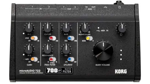 Korg - microAUDIO 722 Analogue Filter and Audio Interface