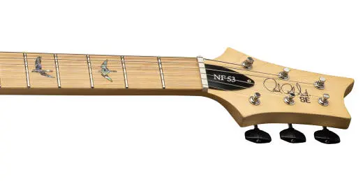 SE NF 53 Electric Guitar with Gigbag - White Doghair