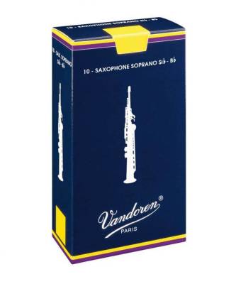 Vandoren - Anches de saxophone soprano - Traditional - Force 2 - Bote de 10