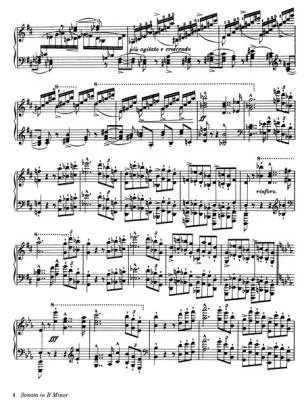 Sonata in B Minor and Other Works - Liszt - Piano - Book