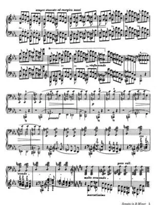 Sonata in B Minor and Other Works - Liszt - Piano - Book