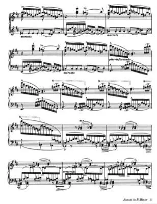 Sonata in B Minor and Other Works - Liszt - Piano - Book