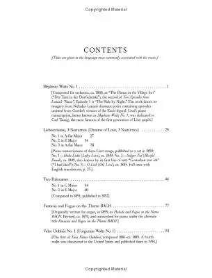 Mephisto Waltz and Other Works - Liszt - Piano - Book