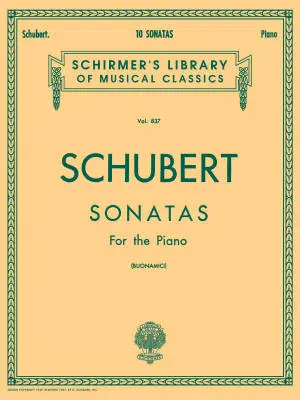 G. Schirmer Inc. - 10 Sonatas - Schubert/Buonamici - Piano - Book