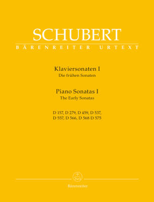 Piano Sonatas, Vol. I - Schubert - Piano - Book