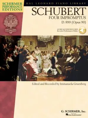 G. Schirmer Inc. - Four Impromptus, D. 899 (0p. 90) - Schubert/Gruenberg - Piano - Book/Audio Online
