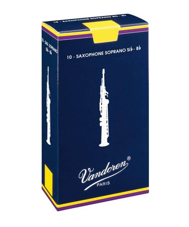 Traditional Soprano Saxophone Reeds (10/Box) - 3 1/2