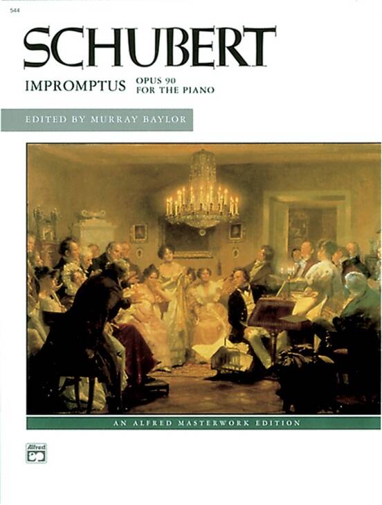 Impromptus, Opus 90 - Schubert/Baylor - Piano - Book