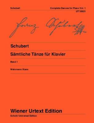 Complete Dances for Piano, Vol 1 - Schubert - Piano - Book