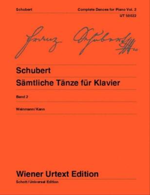 Complete Dances for Piano, Vol 2 - Schubert - Piano - Book