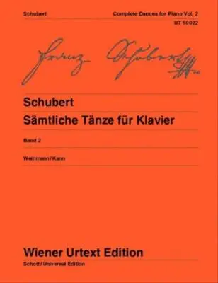 Wiener Urtext Edition - Complete Dances for Piano, Vol 2 - Schubert - Piano - Book
