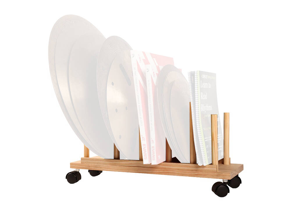 Pat Petrillo Rack & Roll Utility Cart for Cymbals, Heads, and More