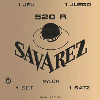 Savarez - Traditional Red Card Strong Tension Classical Guitar Strings