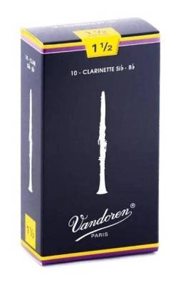 Vandoren - Traditional Bb Clarinet Reeds (10/Box) - 1 1/2