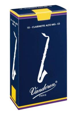 Vandoren - Traditional Alto Clarinet Reeds (10/Box) - 1.5