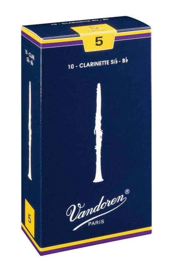Traditional Bb Clarinet Reeds (10/Box) - 5