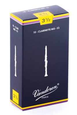 Vandoren - Traditional Eb Clarinet Reeds (10/Box) - 3 1/2
