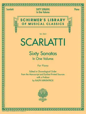G. Schirmer Inc. - 60 Sonatas in One Volume - Scarlatti/Kirkpatrick - Piano - Book