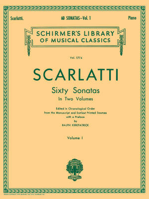 60 Sonatas, Volume 1 - Scarlatti/Kirkpatrick - Piano - Book