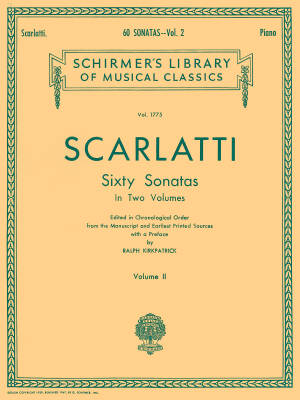 60 Sonatas, Volume 2 - Scarlatti/Kirkpatrick - Piano - Book