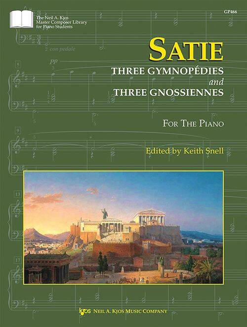Three Gymnopedies & Three Gnossiennes - Satie/Snell - Piano - Book