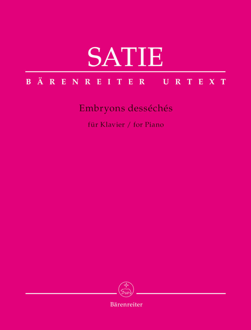 Embryons Desseches - Satie - Piano - Book