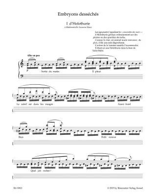 Embryons Desseches - Satie - Piano - Book