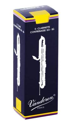 Vandoren - Traditional Contrabass Clarinet Reeds (5/Box) - 2