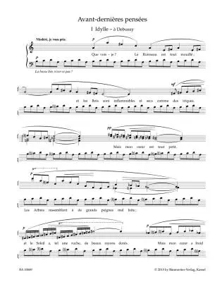 Avant-dernieres Pensees - Satie - Piano - Book