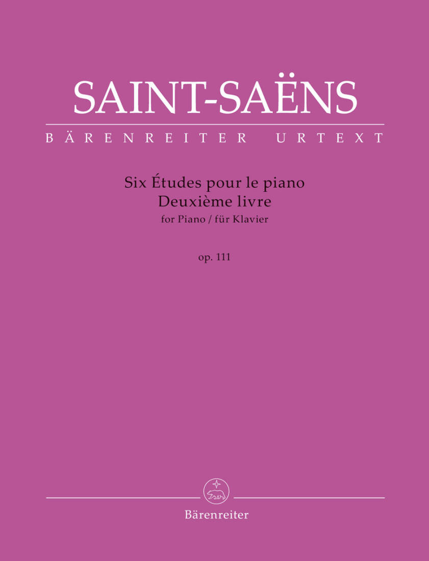 Six Etudes for Piano op. 111 - Saint-Saens - Piano - Book