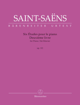 Six Etudes for Piano op. 111 - Saint-Saens - Piano - Book