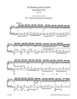 Six Etudes for Piano op. 111 - Saint-Saens - Piano - Book