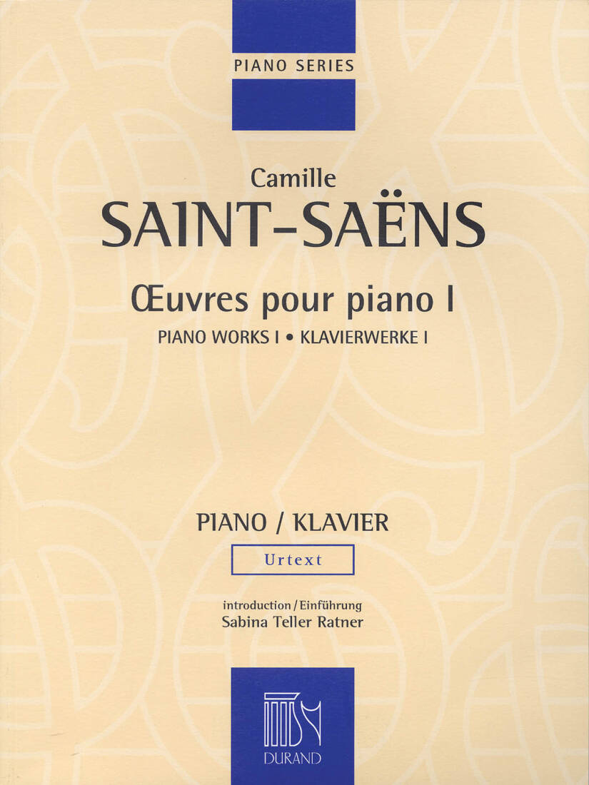 Piano Works, Volume I - Saint-Saens - Piano - Book