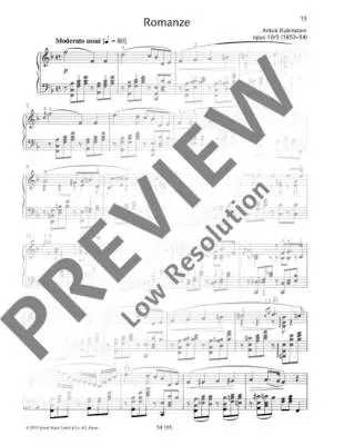 Selected Piano Works - Rubinstein/Ohmen - Piano - Book