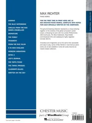 Piano Works - Richter - Piano - Book