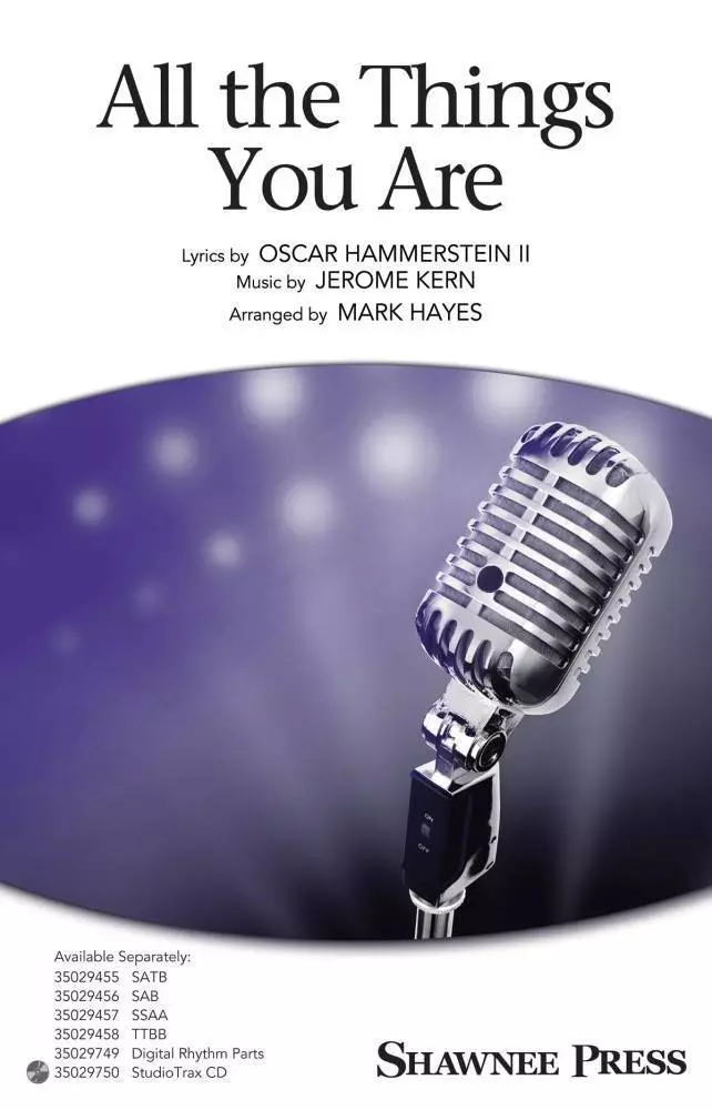 All The Things You Are - Kern/Hammerstein II/Hayes - TTBB