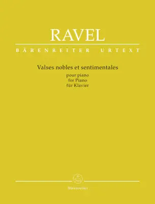 Baerenreiter Verlag - Valses Nobles et Sentimentales - Ravel - Piano - Book