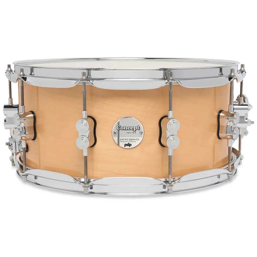 Concept Maple 6.5x14\'\' Snare Drum - Natural Lacquer