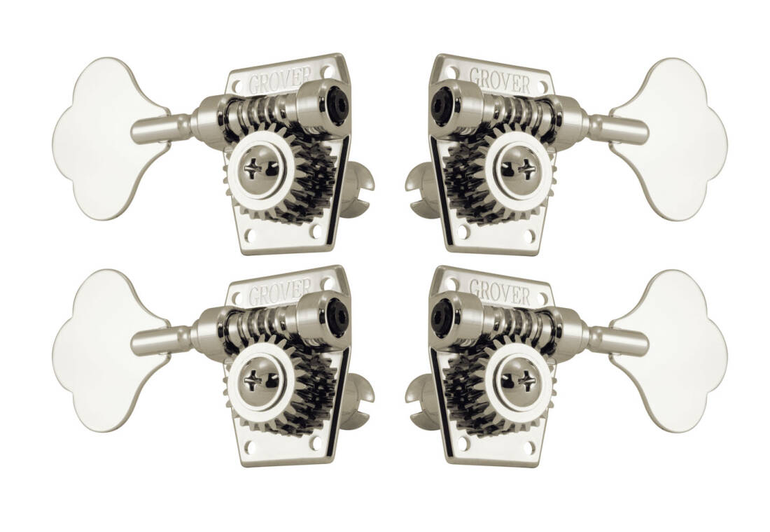 Vintage Bass Machine Heads 2 + 2 - Nickel