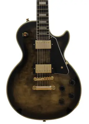 Les Paul Custom Electric Guitar with Gigbag - Cobra Burst